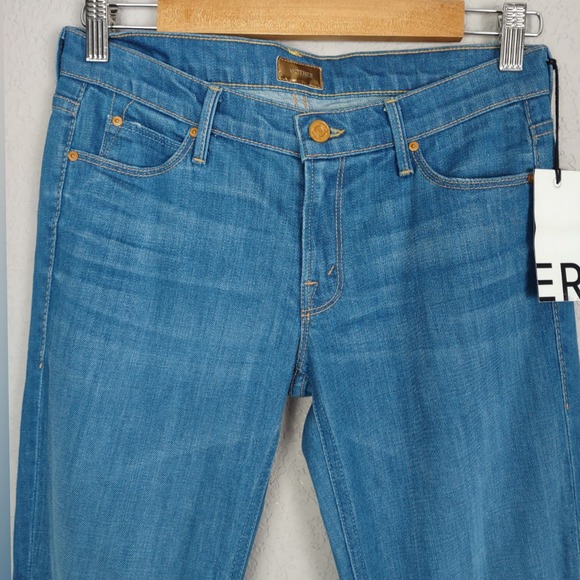 MOTHER The Crop Runway Jeans in Of Water & Dragons Size 26 - Picture 4 of 16